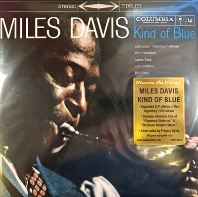 Miles Davis Kind Of Blue LP Album Vinyl Record 2 x Expanded Remastered 180gram