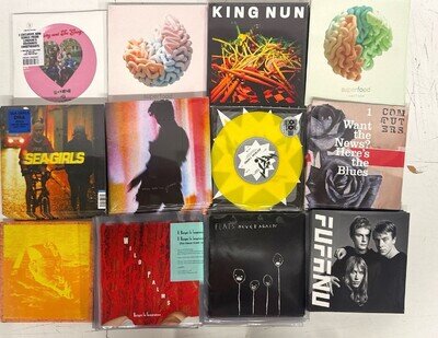 MIXED 7" VINYL - JOB LOT X OVER 160 UNITS NEW UNPLAYED WHOLESALE BULK ROCK INDIE