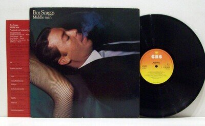 BOZ SCAGGS - middle man LP AOR-FUNK soft rock B-BOY BREAKS uk press w/INSERT