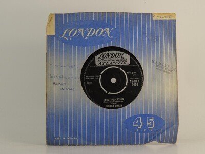 BOBBY DARIN MULTIPLICATION (80) 2 Track 7" Single including Company Sleeve LONDO