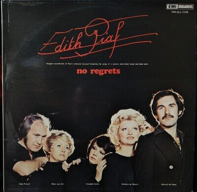 Edith Piaf - No Regrets OST Rare EMCJ(L)11536 1977 South African Press