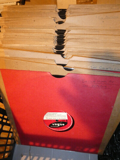 48x 1950s/60s Jazz 78rpm discs - Count Basie, Gerry Mulligan, Duke Ellington etc