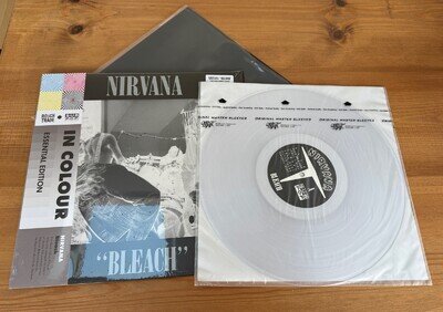 Nirvana Bleach Limited Clear 12 Inch Vinyl LP Rough Trade Exclusive New