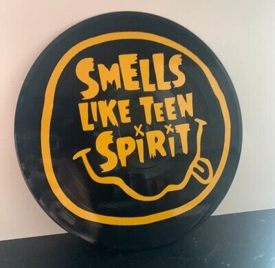 Nirvana Smells Like Teen Spirit Decorative Wall Room Picture Disc LP 12" Record