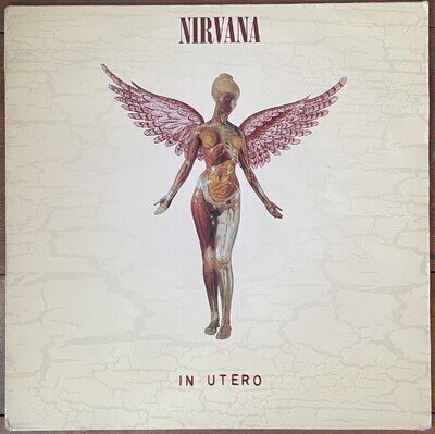 RARE LP VINYL NIRVANA ALBUM IN UTERO GEF 24536 EUROPE 1ST PRESS 1993