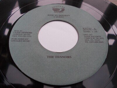 THE TENNORS - RIDE YU DONKEY 7'' REISSUE JAMIXAL MUSIC