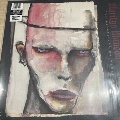 MARILYN MANSON LP One Assassination Under God Chapter 1 PINK BLUE SPLATTER VINYL