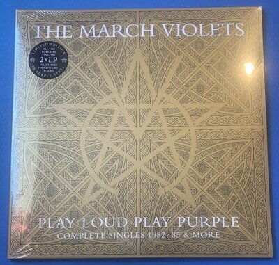 MARCH VIOLETS Play Loud Play Purple ~ UK 2022 Jungle Purple Vinyl 2xLPs SEALED!