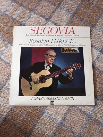 Johann Sebastian Bach - Andrés Segovia / Rosalyn Tureck Segovia STXID 5248 | red
