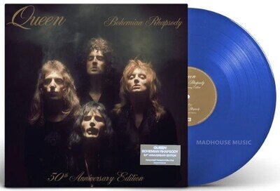 QUEEN 12" Bohemian Rhapsody Translucent BLUE COLOURED VINYL Ltd 2025 IN STOCK