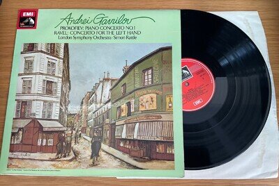 Andrei Gavrilov - Ravel - Prokofiev Piano Concerto - EMI SQ Quadraphonic Quad LP