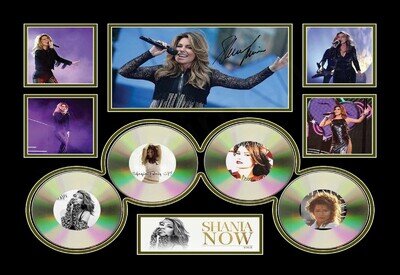 Shania Twain Poster Signed Limited Edition Memorabilia Print Gift Autograph