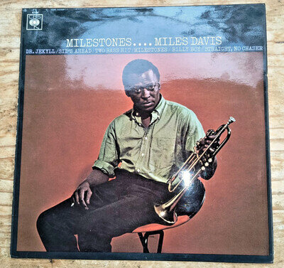 MILES DAVIS "MILESTONES" CBS UK MONO VINYL LP BPG 62308 VG / VG