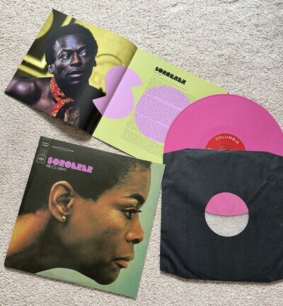 Miles Davis - Sorceror Vinyl LP Pink Coloured With Booklet Mint
