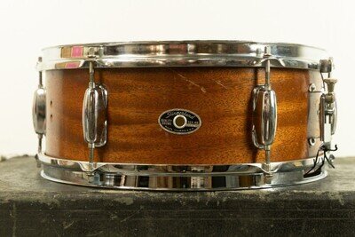 1970s Slingerland 5x14 Natural Mahogany Student Snare Drum