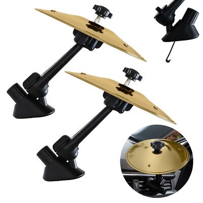 2Pcs Mini Car Crash Cymbal Car Drum Cymbal Air Vent Make Your Driving More Fun