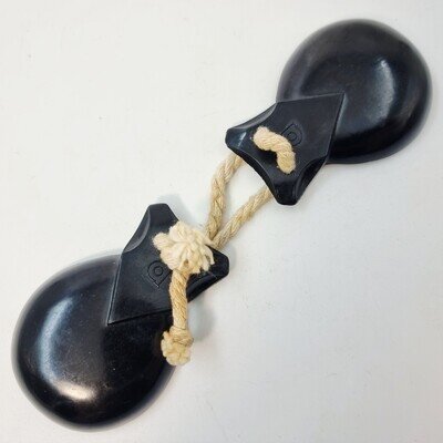 Premier Brand Castanets Bakelite Percussion Hand Musical Instrument VTG Rare