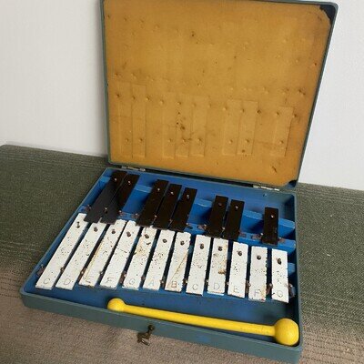 Vintage Kent Bridge 25 Note Glockenspiel/Xylophone FCA Music - Vintage School
