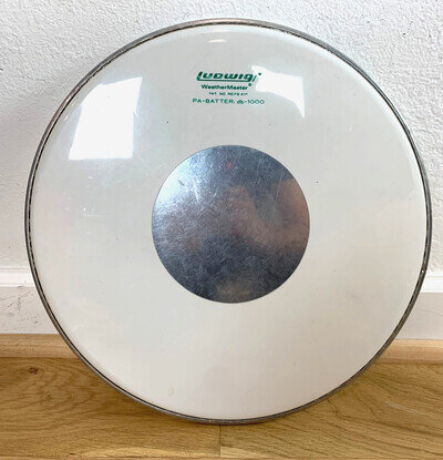LUDWIG WeatherMaster 14" Snare Tom Drum Head Drumhead 80s Vtg PA-Batter DB-1000