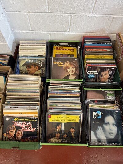 Record Collection House Clearance Job Lot VINYL RECORDS x 1000 approx