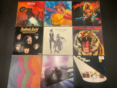Rock Vinyl LP Joblot 31x Hendrix, Bowie, Stones, Creedence.
