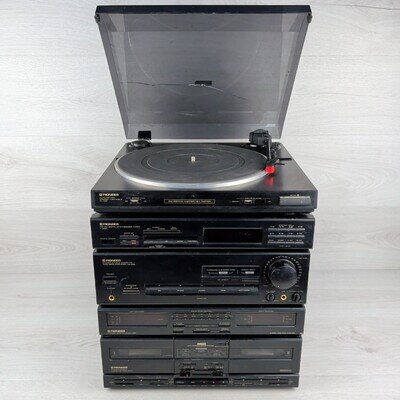 Pioneer DC-Z82 Stereo System with F-Z92L Tuner & PL-Z82 Turntable Untested