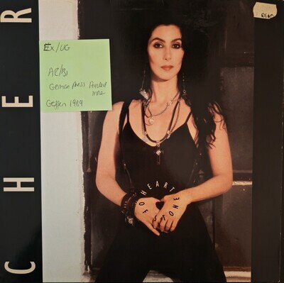 Cher Heart Of Stone Vinyl Record EX/VG WX262 1989
