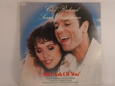 RICHARD,CLIFF & SARAH BRIGHTMAN ALL I ASK OF YOU (A) 12" REALLY USEFUL