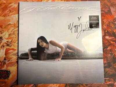 x1 Maggie Lindemann I Feel Everything LP SIGNED D2C Cloud White Vinyl Brand New