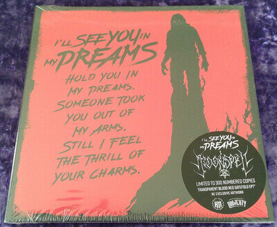 Moonspell – I'll See You In My Dreams - LIMITED/NUMBERED RED VINYL 7" SEALED