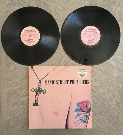 Manic Street Preachers - Generation Terrorists 2 x Vinyl Record LP 1992 Columbia