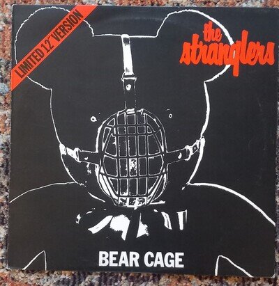 The Stranglers - Bear Cage / Shah Shah A Go Go - Ltd 12" Pic Sleeve Extended