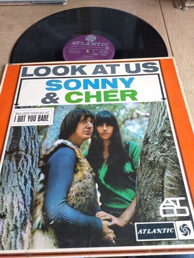 Atlantic - Sonny & Cher - 12" Vinyl Record - Look At Us