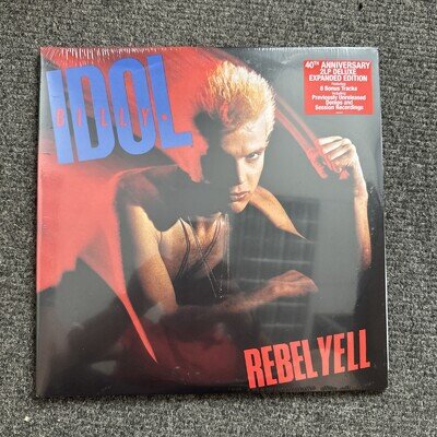 BILLY IDOL REBEL YELL 40th ANIVERSARY DELUXE 2 x VINYL LP BRAND NEW SEALED