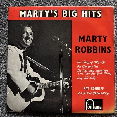 Marty Robbins Marty's Big Hits EP Fontana TFE17161 1958