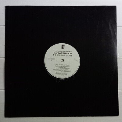 Marilyn Manson – The Beautiful People 1997 Promo 12" Vinyl Record
