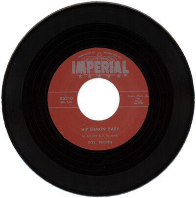 ROY BROWN "HIP SHAKIN' BABY c/w BE MY LOVE TONIGHT" 1958 JUMP BLUES