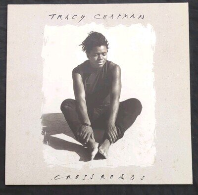 TRACY CHAPMAN "Crossroads" LP 1989 Early Pressing, Liner Notes P319