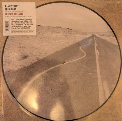 Manic Street Preachers Critical Thinking - Limited Edition Picture Disc Vinyl