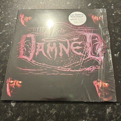 The Damned The Black Album 2011 Deluxe Numbered White Vinyl Reissue