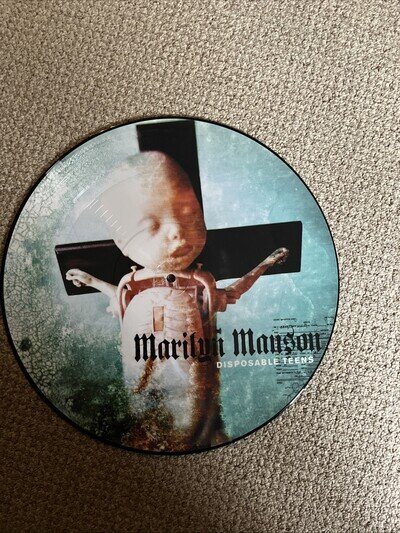 Marilyn Manson - Disposable Teens 12” LTD ED PICTURE DISC Vinyl