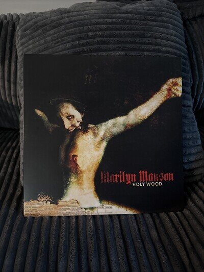 Holy Wood in the Shadow of the Valley of Death Marilyn Manson Green Vinyl Record