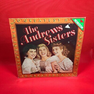 THE ANDREWS SISTERS 20 Greatest Hits 1987 vinyl LP best of Rum And Coca Cola