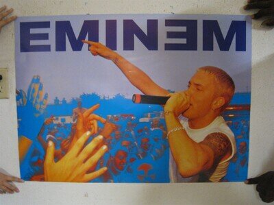 Eminem Poster Early Concert Shot