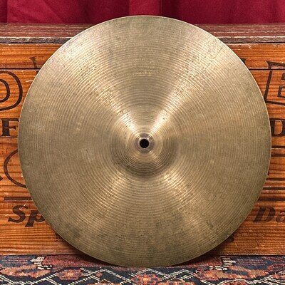 14" Paiste Formula 602 Pre-Serial 1960s Hi-Hat Cymbal Single 902g