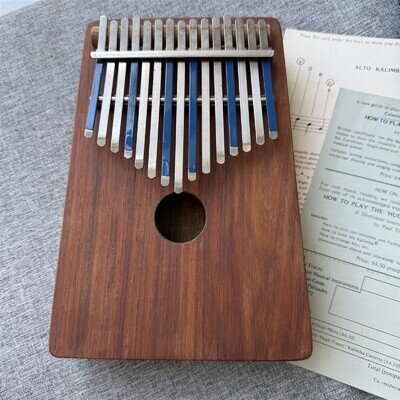 Vintage Original Hugh Tracey Alto Chromatic Kalimba Box 15 Note Key Thumb Piano