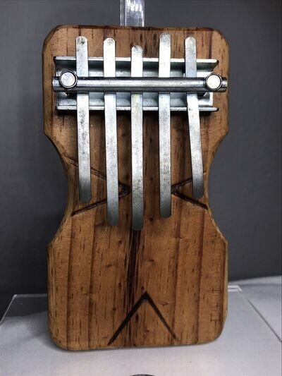 Vintage Trade Plus Aid 5 Key Note Kalimba Wooden Board Thumb Piano
