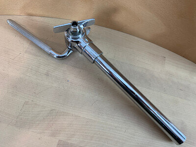 PREMIER 70s 80s Vtg Rack Tom Post Holder Mount w L-Arm Part 7/16" / 3/4" Diam UK