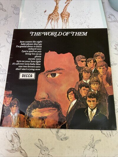 The World of Them 1970 Vinyl LP Blue Decca Label / Vinyl Excellent Sleeve VG
