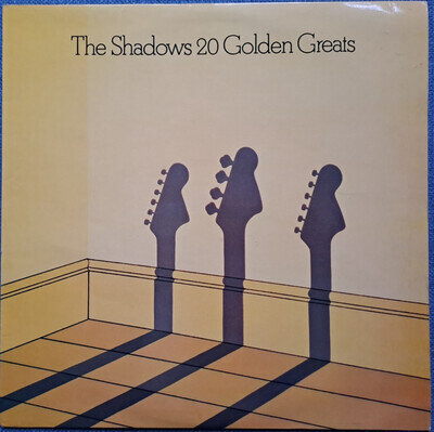 THE SHADOWS 20 GOLDEN GREATS - 12" VINYL ALBUM RECORD LP EX BEST OF HITS